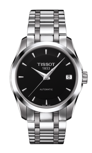 Tissot Couturier Automatic Ladies Black